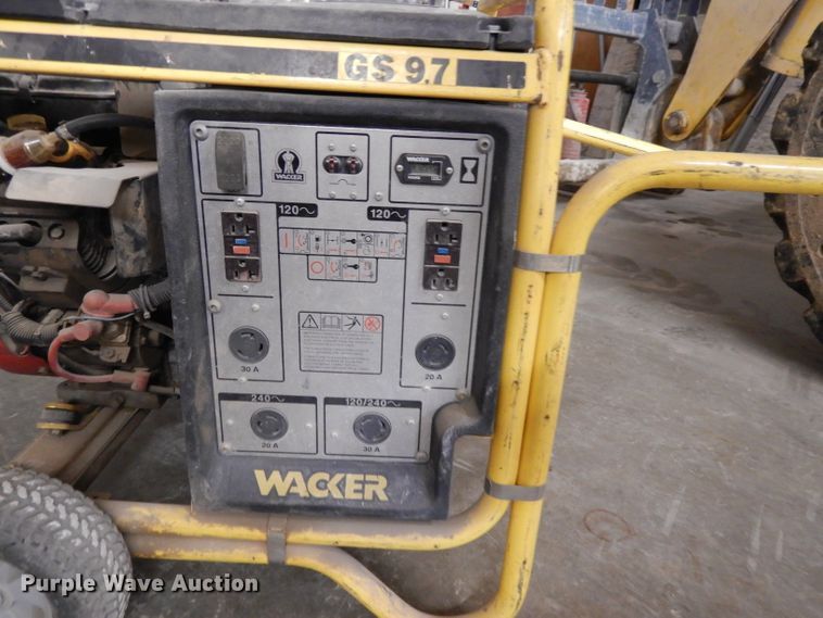 image for item DL2133 Wacker GS9.7  generator