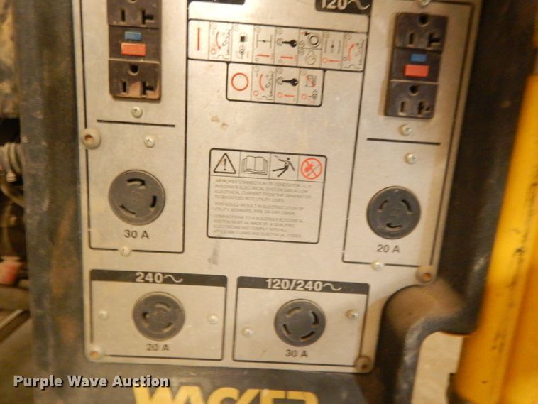 image for item DL2133 Wacker GS9.7  generator