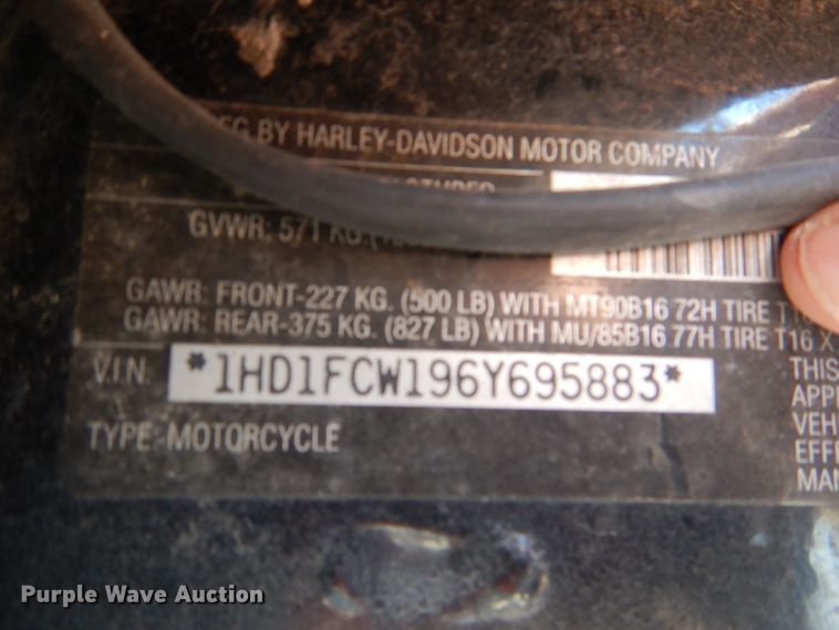 image for item DL2201 2006 Harley Davidson Electra Glide Ultra Classic  motorcycle