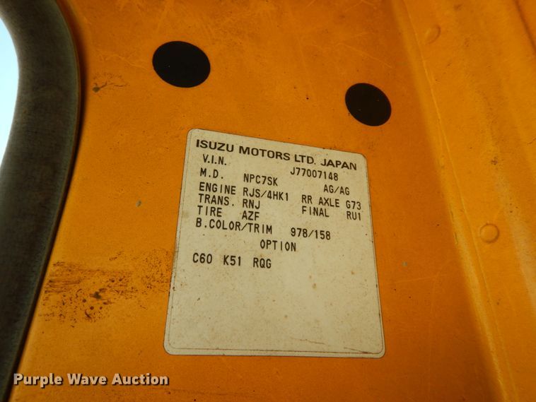 image for item DM2812 2007 GMC W4500  box truck