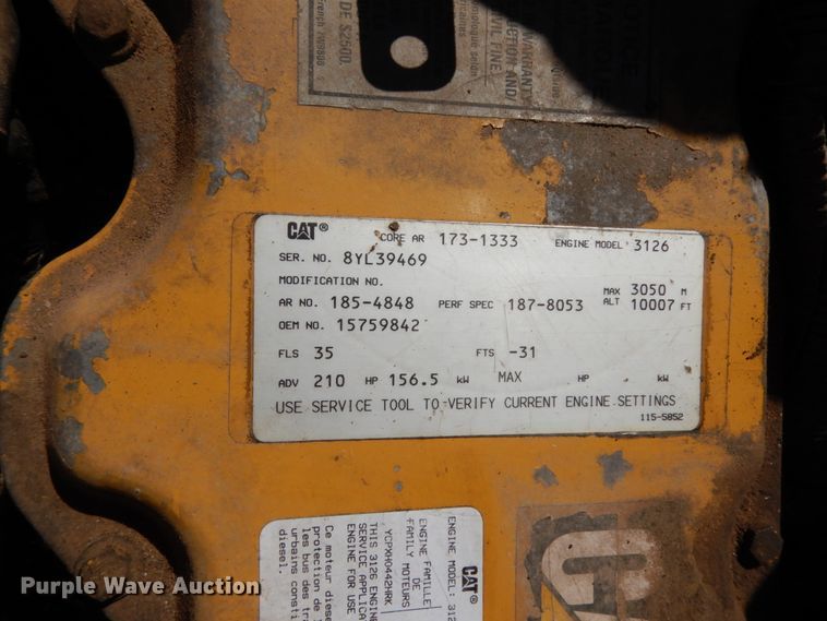 image for item DM2819 2000 GMC 7500  flatbed truck