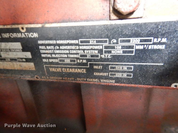 image for item GT9573 1989 Mack MS300P  paint striping truck