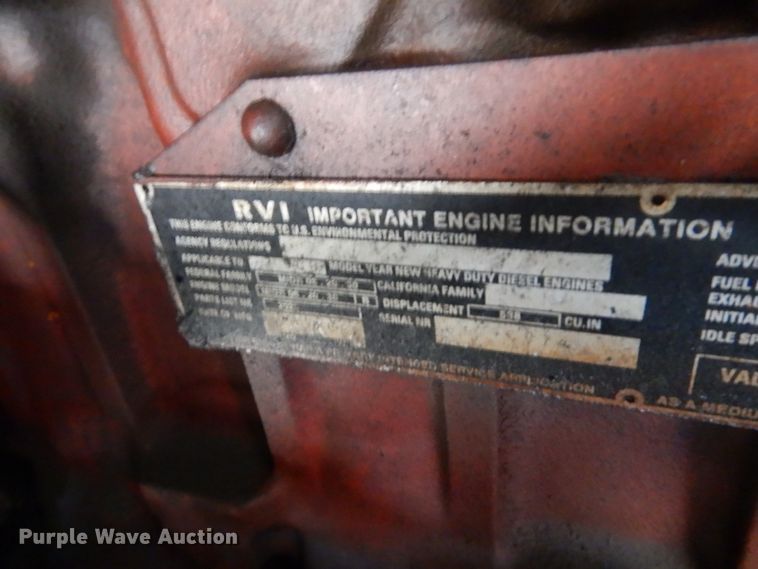 image for item GT9573 1989 Mack MS300P  paint striping truck