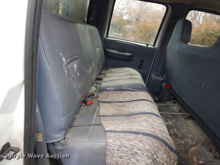 image for item GT9577 1999 Ford F550 Super Duty  Crew Cab flatbed pickup truck