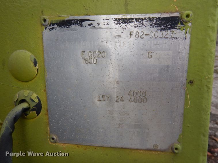 image for item GT9579 Mitsubishi FGC20  forklift