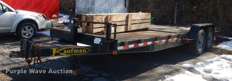 image for item GT9580 2007 Kaufman  tilt deck equipment trailer