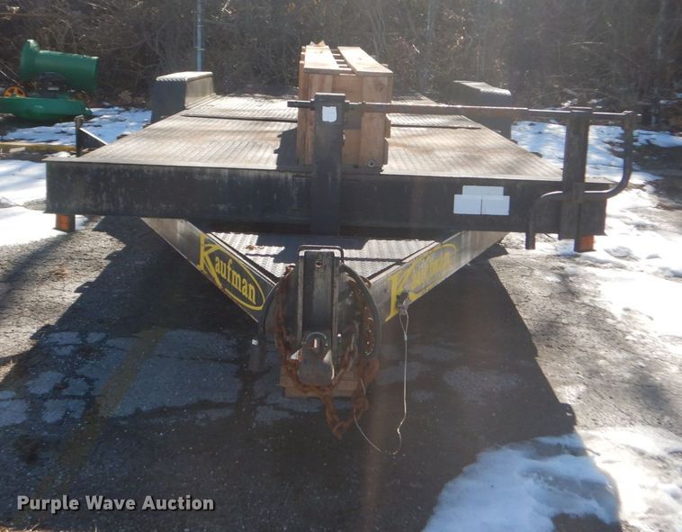 image for item GT9580 2007 Kaufman  tilt deck equipment trailer