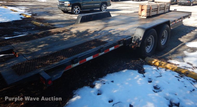 image for item GT9580 2007 Kaufman  tilt deck equipment trailer