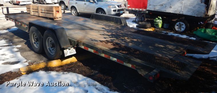 image for item GT9580 2007 Kaufman  tilt deck equipment trailer