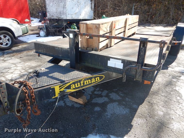 image for item GT9580 2007 Kaufman  tilt deck equipment trailer