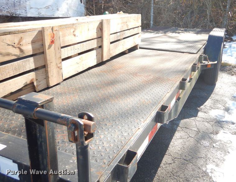 image for item GT9580 2007 Kaufman  tilt deck equipment trailer