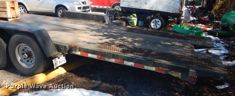 image for item GT9580 2007 Kaufman  tilt deck equipment trailer