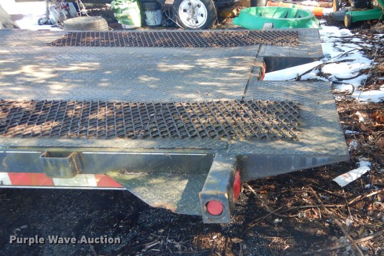 image for item GT9580 2007 Kaufman  tilt deck equipment trailer