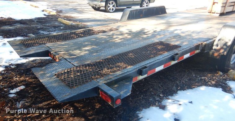 image for item GT9580 2007 Kaufman  tilt deck equipment trailer