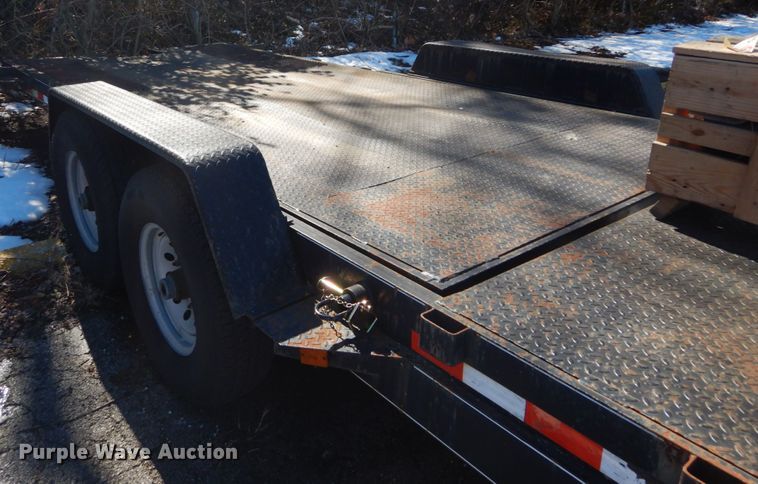 image for item GT9580 2007 Kaufman  tilt deck equipment trailer