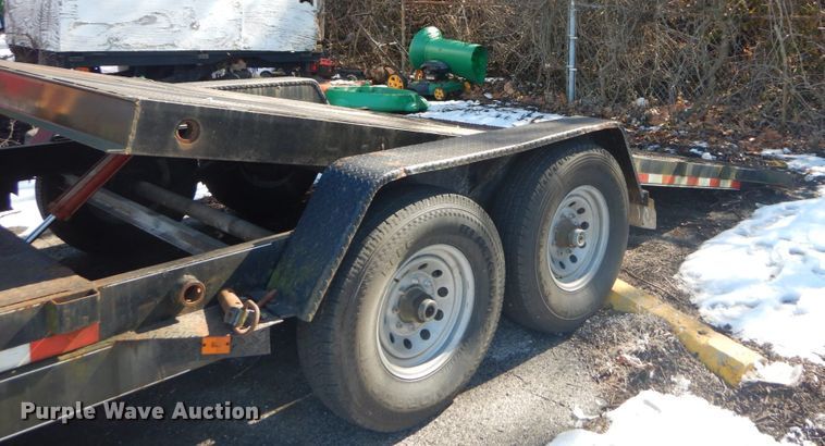 image for item GT9580 2007 Kaufman  tilt deck equipment trailer