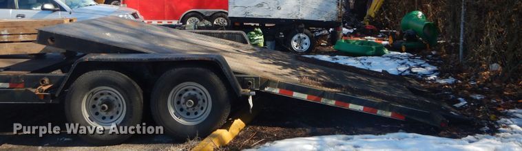 image for item GT9580 2007 Kaufman  tilt deck equipment trailer