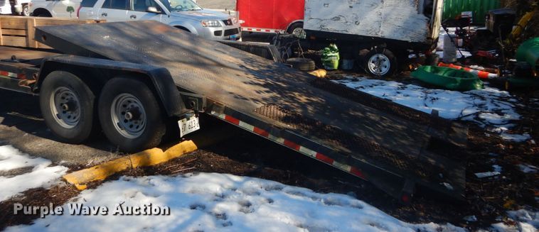 image for item GT9580 2007 Kaufman  tilt deck equipment trailer