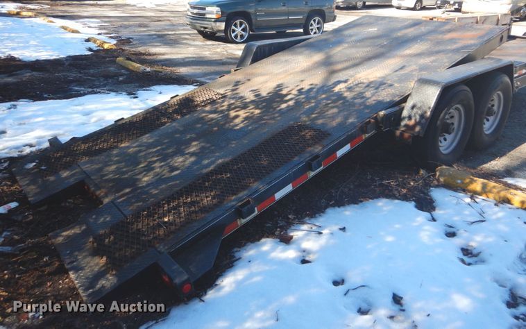 image for item GT9580 2007 Kaufman  tilt deck equipment trailer