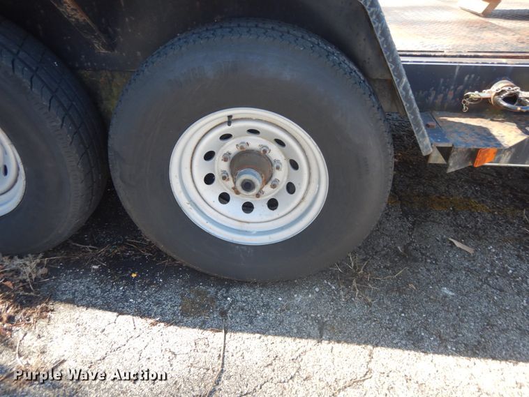 image for item GT9580 2007 Kaufman  tilt deck equipment trailer