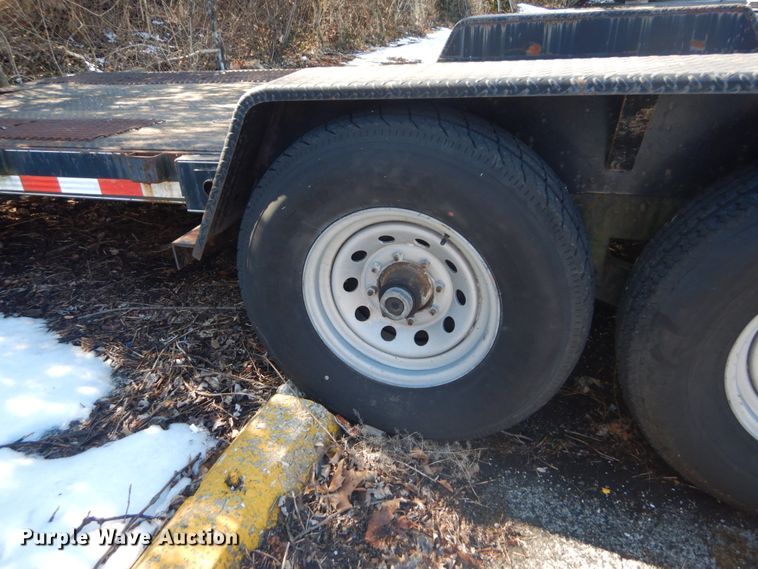 image for item GT9580 2007 Kaufman  tilt deck equipment trailer