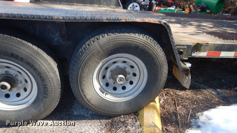 image for item GT9580 2007 Kaufman  tilt deck equipment trailer