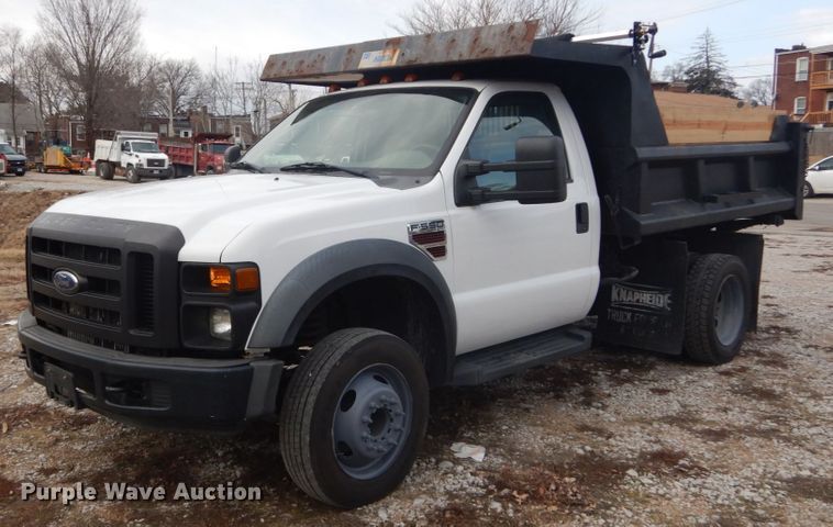 image for item GT9586 2008 Ford F550 Super Duty XL  dump truck