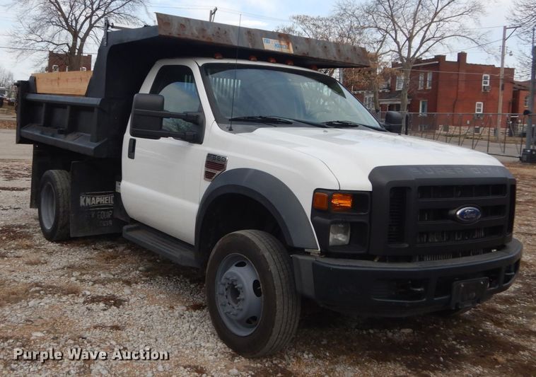 image for item GT9586 2008 Ford F550 Super Duty XL  dump truck