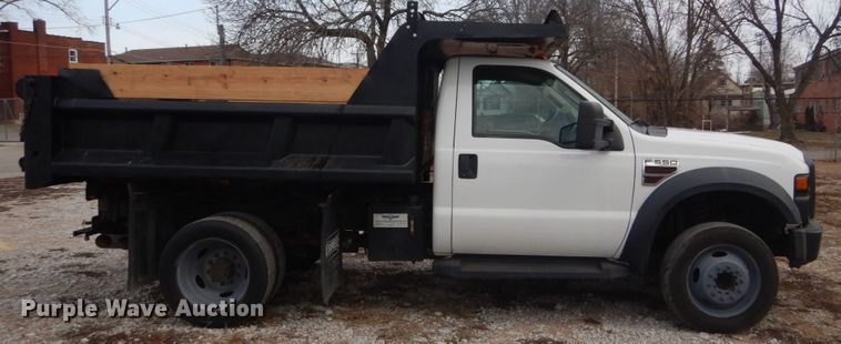 image for item GT9586 2008 Ford F550 Super Duty XL  dump truck