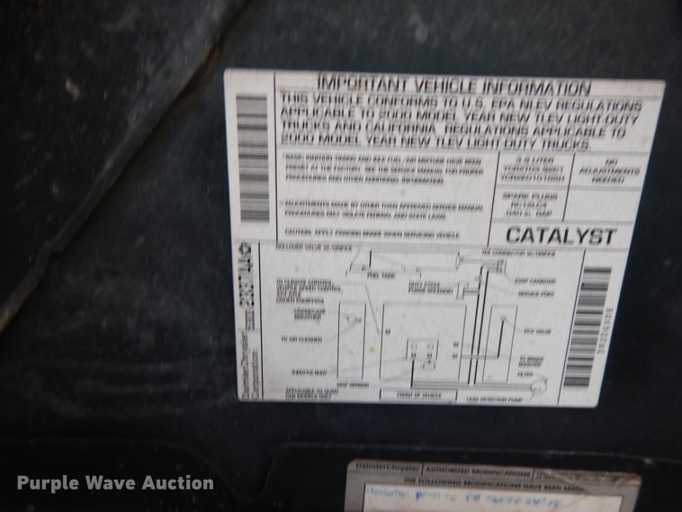 image for item H1849 2000 Dodge Dakota  pickup truck