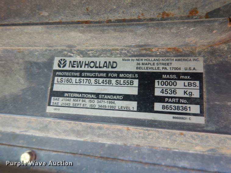 image for item HD9661 New Holland LS170  skid steer loader