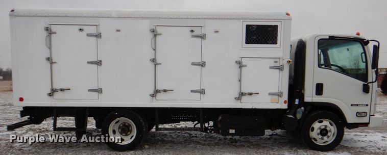 image for item HX9144 2015 Isuzu NPR  refrigerated delivery truck