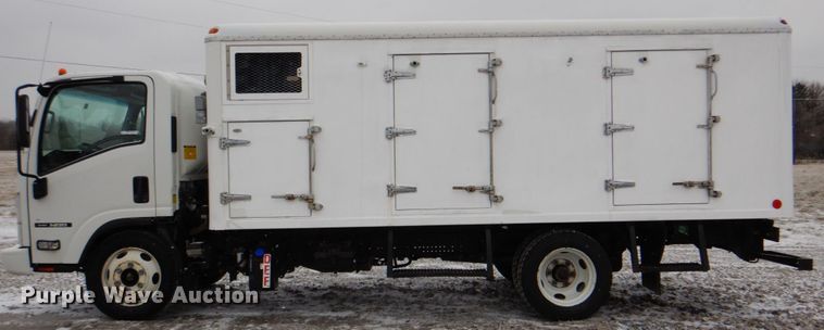 image for item HX9144 2015 Isuzu NPR  refrigerated delivery truck