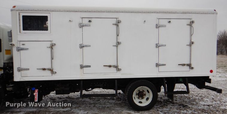image for item HX9144 2015 Isuzu NPR  refrigerated delivery truck