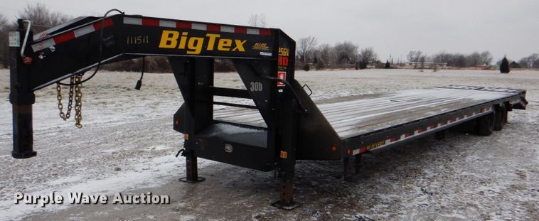 image for item HX9145 2020 Big Tex 25GN-35BK+5MR  equipment trailer