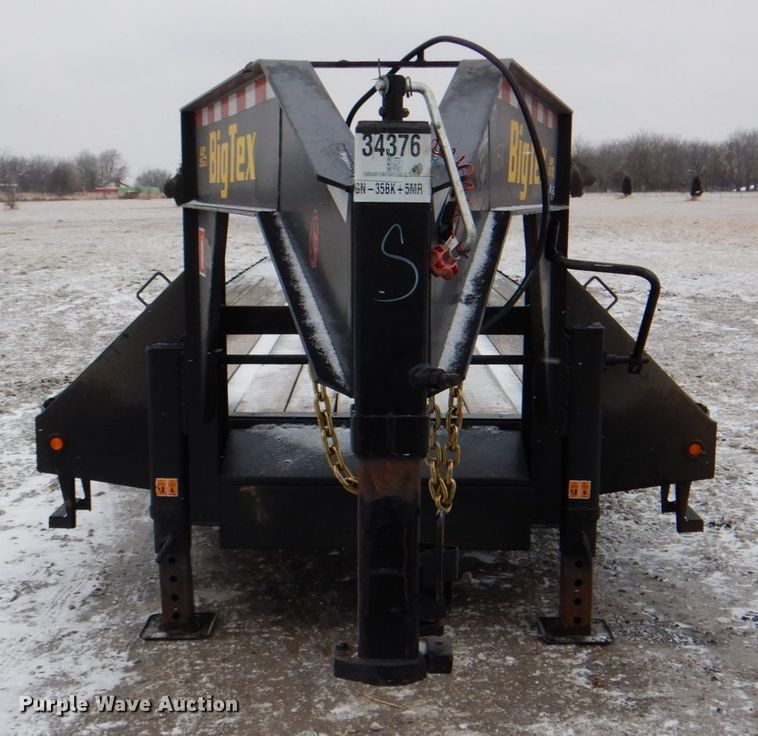 image for item HX9145 2020 Big Tex 25GN-35BK+5MR  equipment trailer