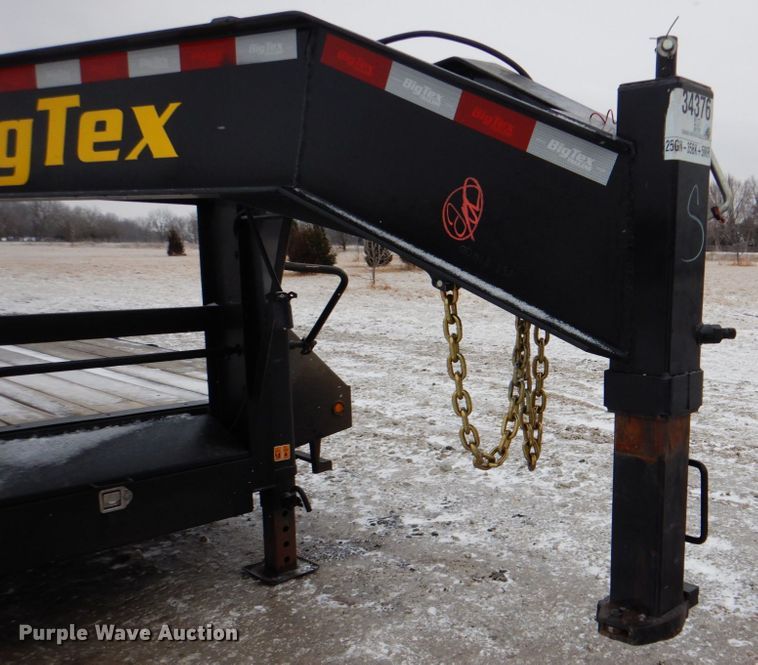 image for item HX9145 2020 Big Tex 25GN-35BK+5MR  equipment trailer