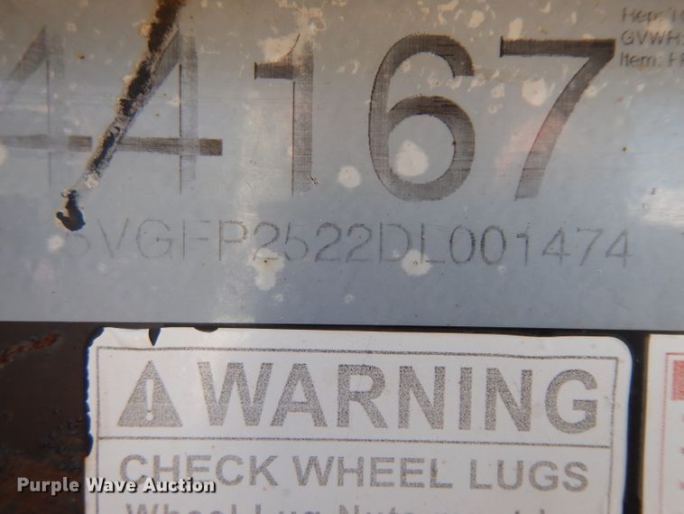 image for item IP9036 2013 Kaufman  equipment trailer