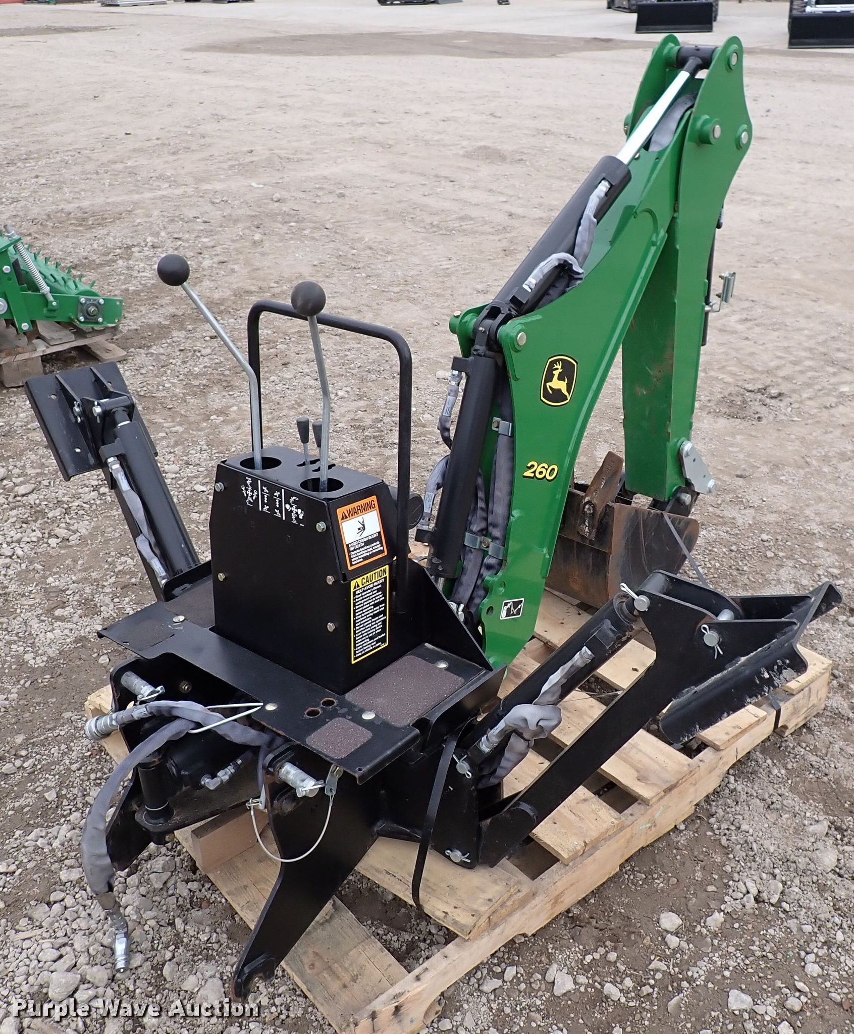 John Deere 260 backhoe attachment in Wichita, KS Item DJ0071 sold