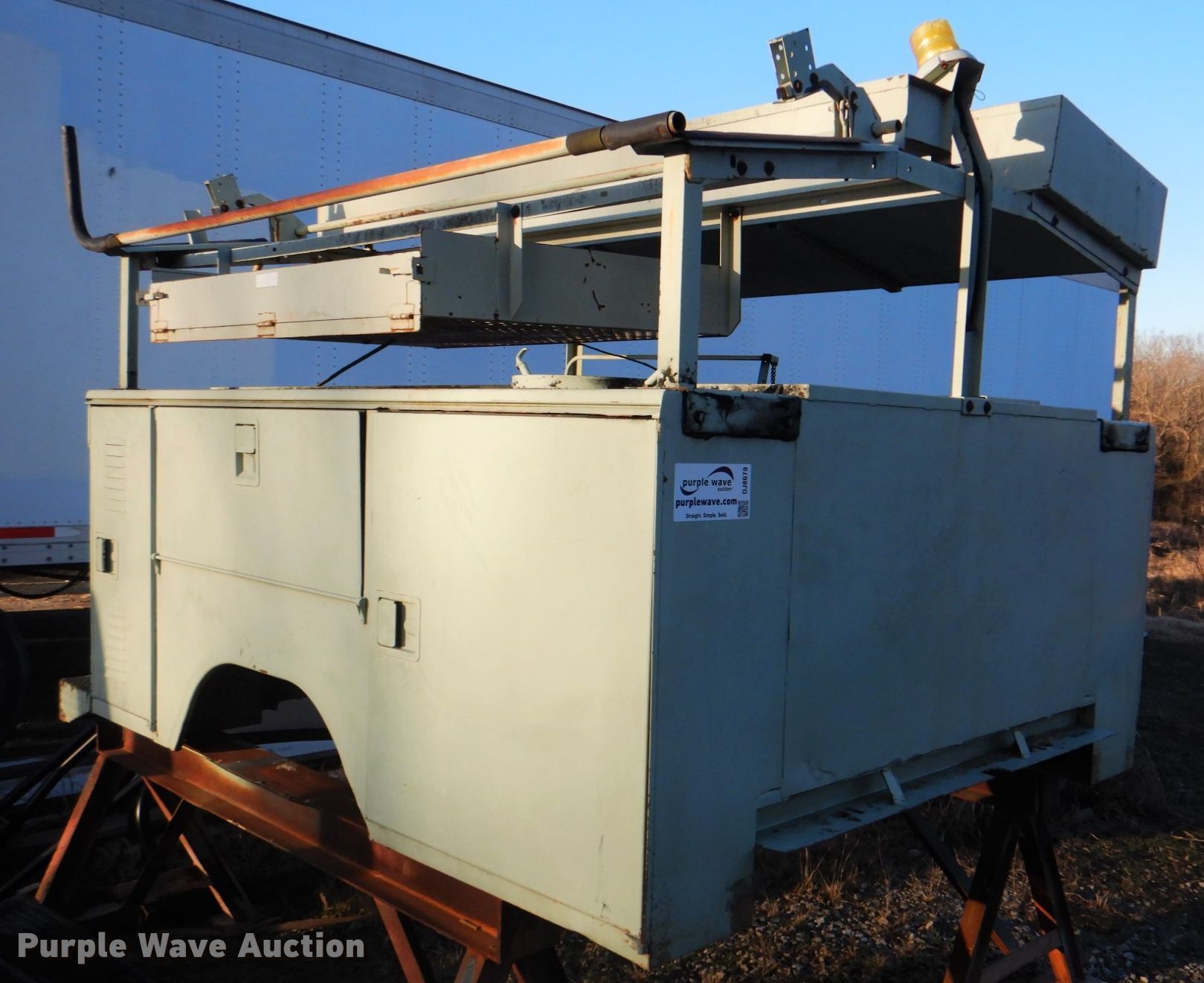 Stahl utility bed in Owasso, OK Item DJ8679 sold Purple Wave