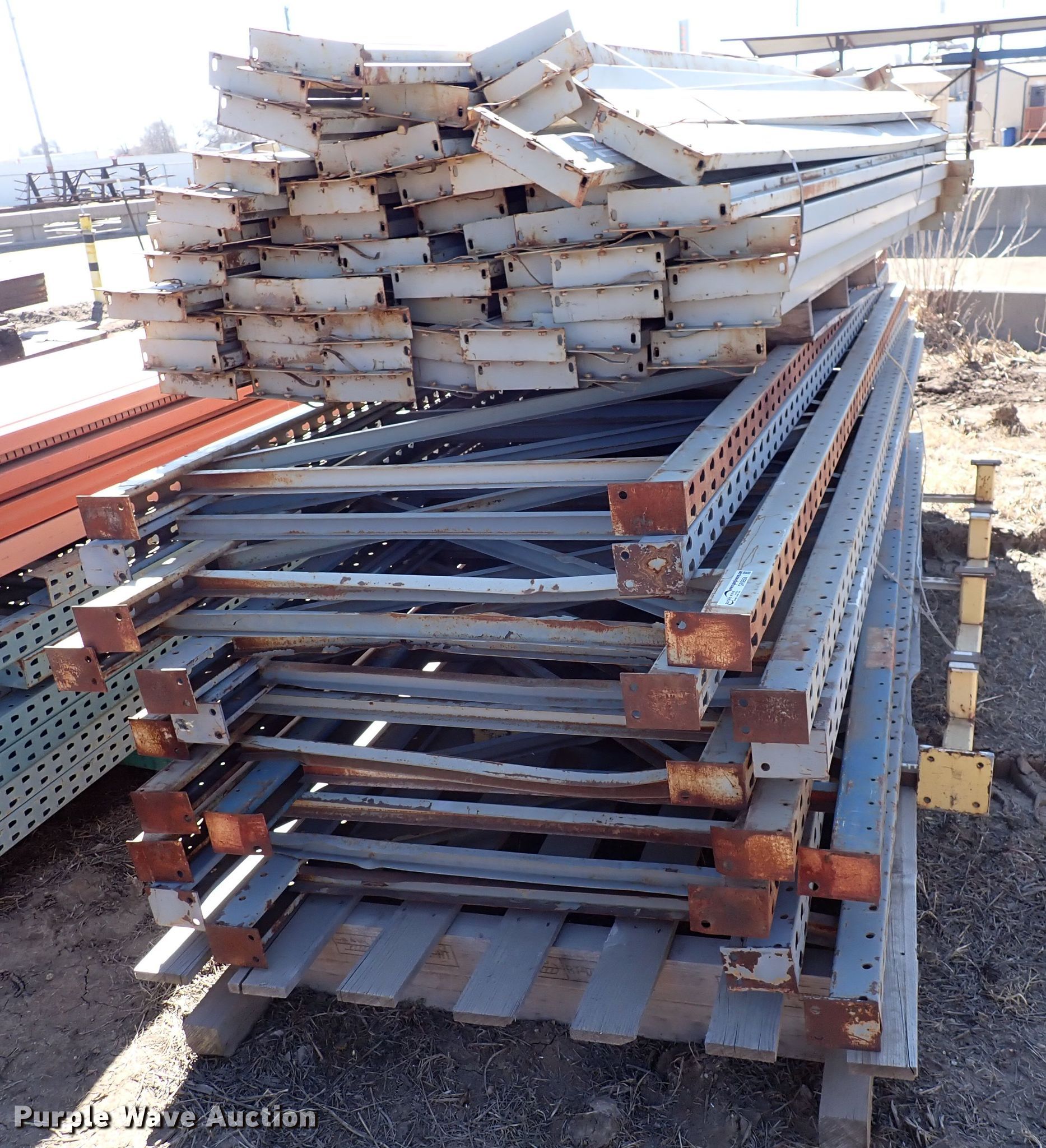 Pallet racking in Wichita, KS Item GR9554 sold Purple Wave