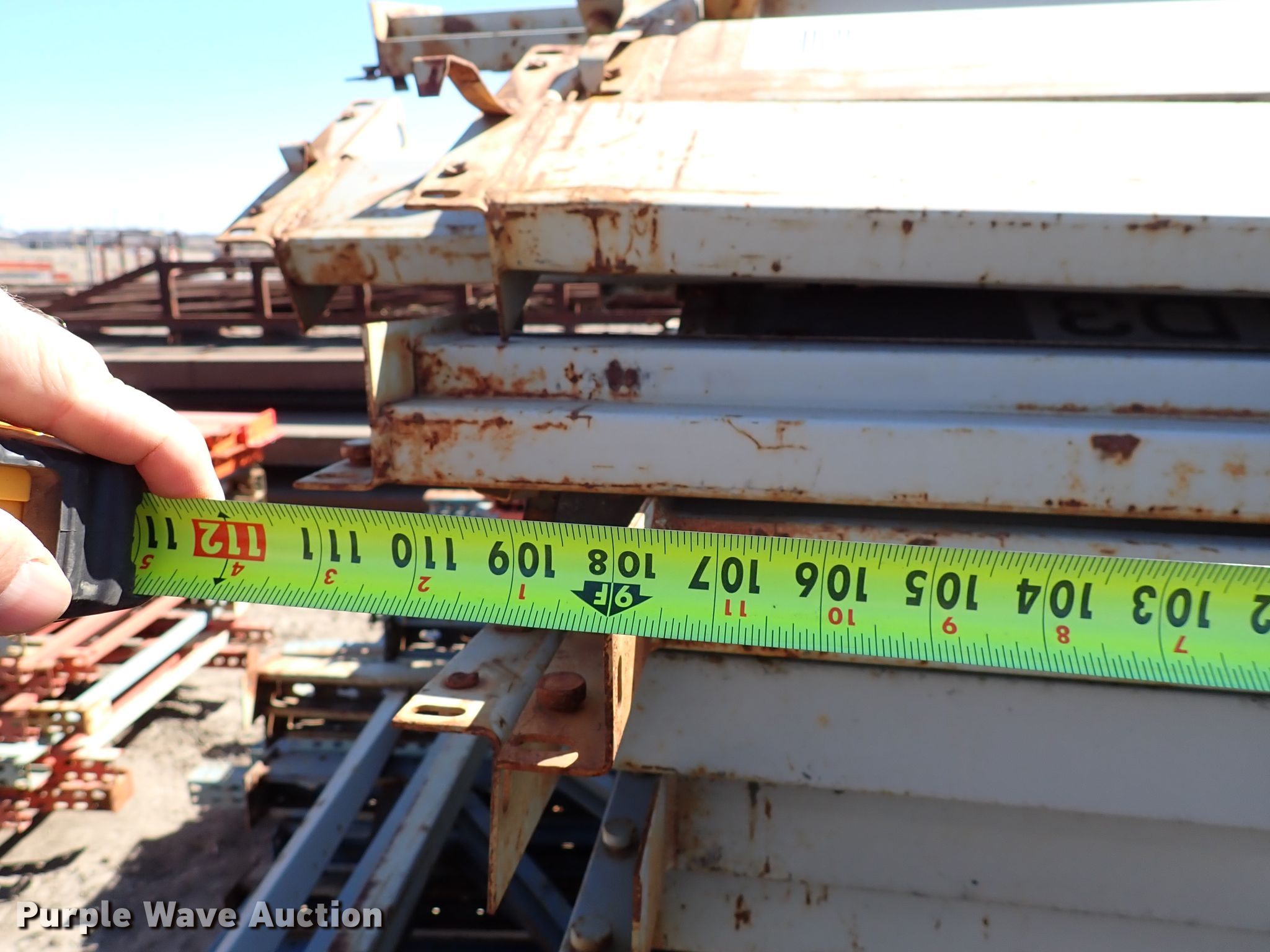 Pallet racking in Wichita, KS Item GR9554 sold Purple Wave