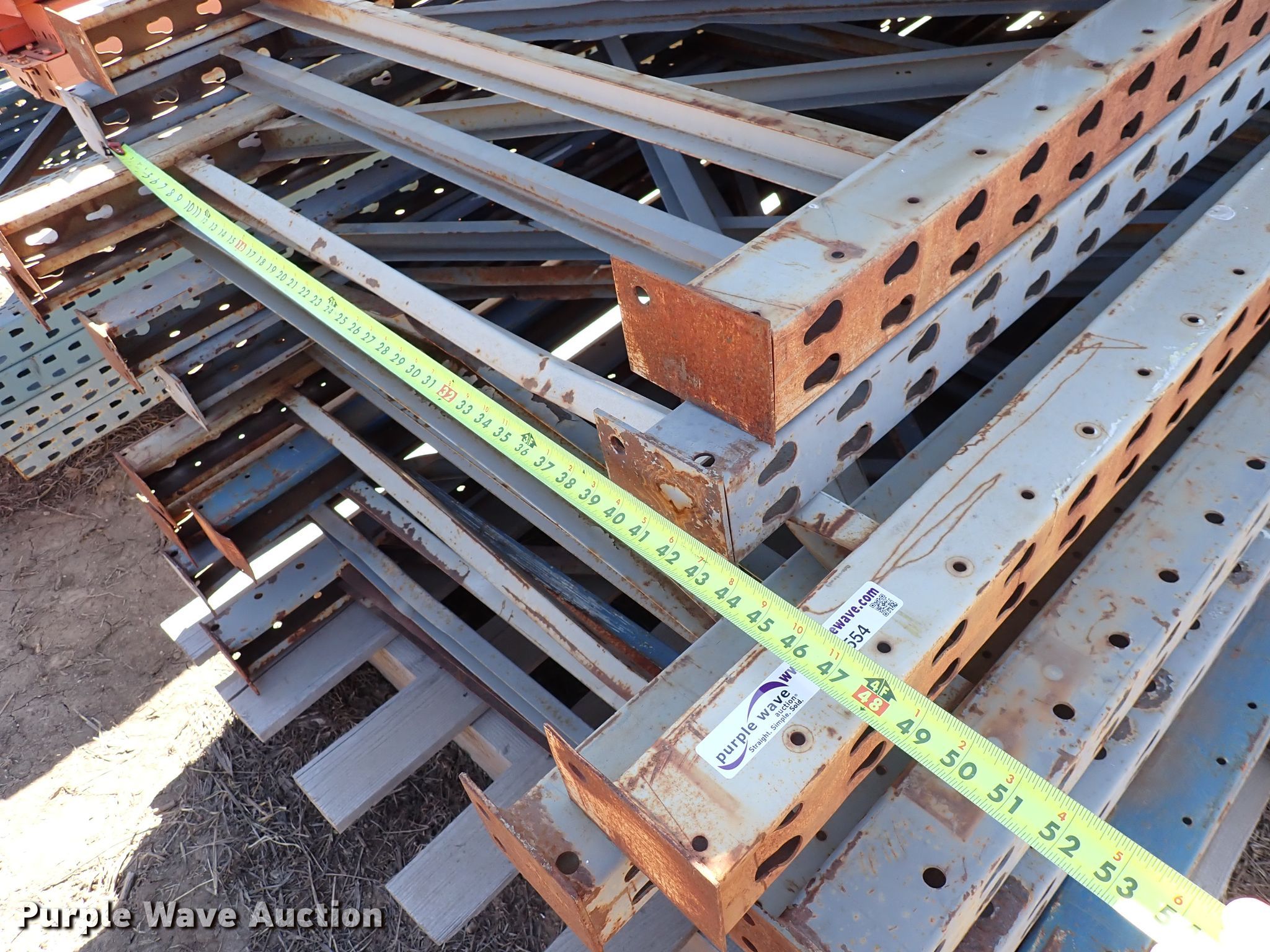 Pallet racking in Wichita, KS Item GR9554 sold Purple Wave