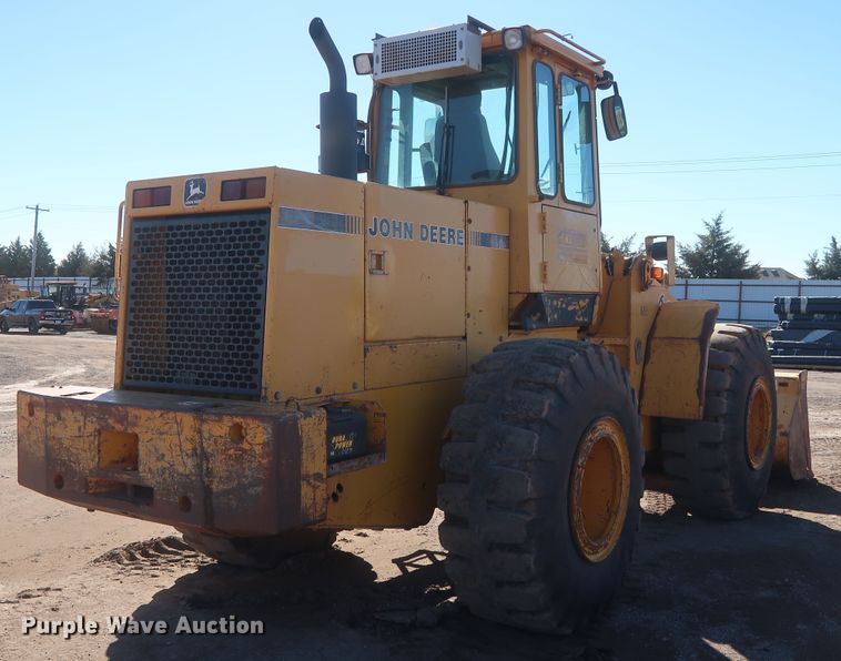 image for item DJ1828 1992 John Deere 644E  wheel loader