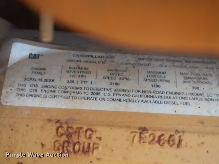 image for item DJ1837 2006 Caterpillar 740  haul truck