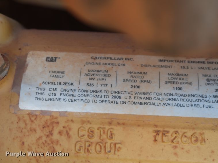 image for item DJ1838 2006 Caterpillar 740  haul truck