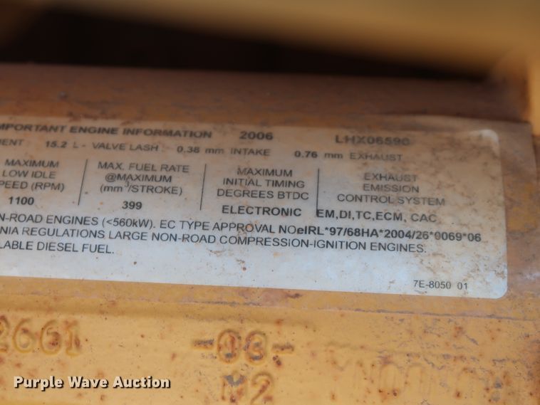 image for item DJ1838 2006 Caterpillar 740  haul truck