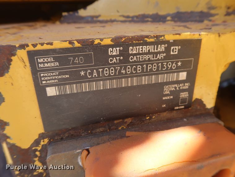 image for item DJ1838 2006 Caterpillar 740  haul truck