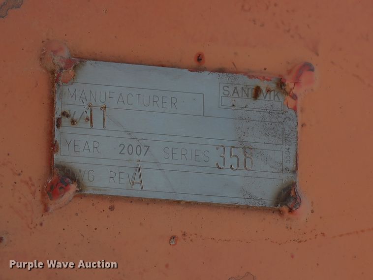 image for item DJ2297 2008 Sandvik Ranger DX800  rock pilot drill