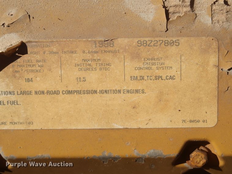 image for item DJ2320 1998 Caterpillar 613C Series II  elevating scraper